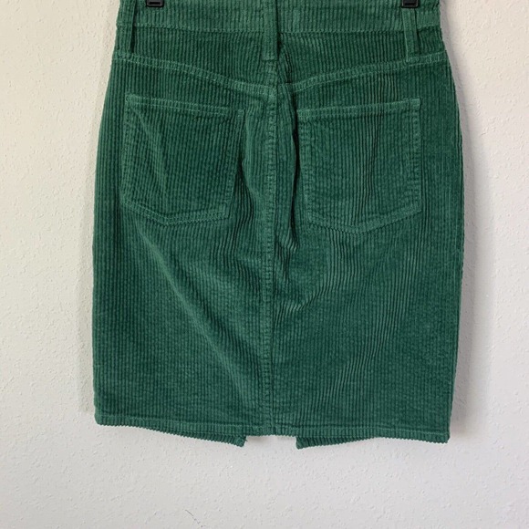 Madewell Green Corduroy Pegged Skirt - Picture 4 of 4